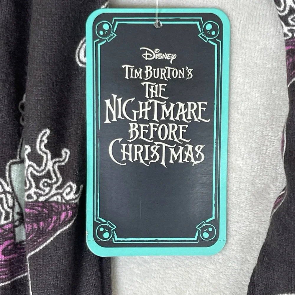 The Nightmare Before Christmas Sleep Shirt Womens XS Jack Skellington Sally - Picture 7 of 11
